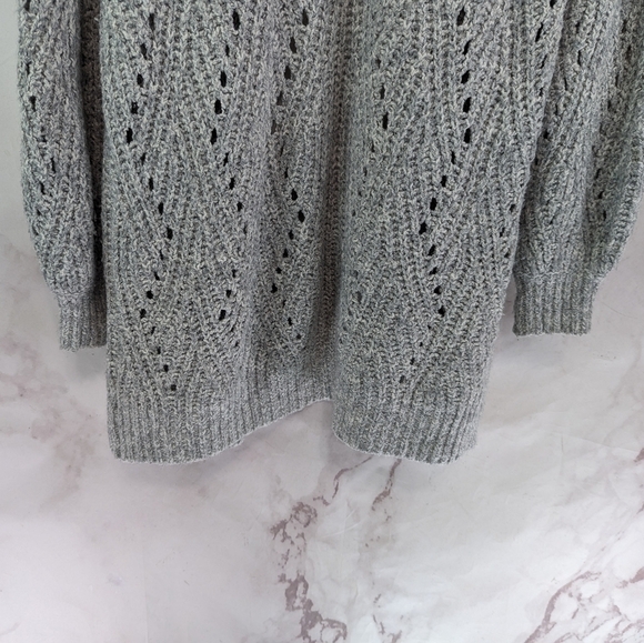 Cabi Cardigan Womens XS Gray Cathedral  Sweater Open Front Duster Long 3472 - Picture 8 of 13